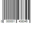 Barcode Image for UPC code 0000001438345