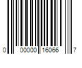 Barcode Image for UPC code 000000160667