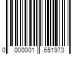 Barcode Image for UPC code 0000001651973