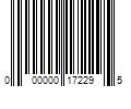 Barcode Image for UPC code 000000172295