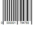 Barcode Image for UPC code 0000001794793