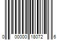 Barcode Image for UPC code 000000180726