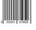 Barcode Image for UPC code 0000001819526