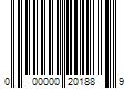 Barcode Image for UPC code 000000201889