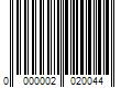 Barcode Image for UPC code 0000002020044