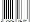 Barcode Image for UPC code 0000002022376