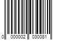 Barcode Image for UPC code 0000002030081