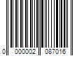 Barcode Image for UPC code 0000002087016