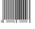 Barcode Image for UPC code 0000002120003