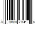 Barcode Image for UPC code 000000216418