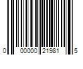 Barcode Image for UPC code 000000219815