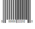 Barcode Image for UPC code 000000222020