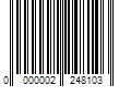 Barcode Image for UPC code 0000002248103