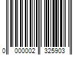 Barcode Image for UPC code 0000002325903