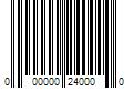 Barcode Image for UPC code 000000240000