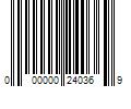 Barcode Image for UPC code 000000240369