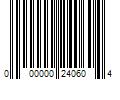 Barcode Image for UPC code 000000240604