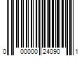 Barcode Image for UPC code 000000240901