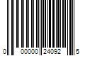 Barcode Image for UPC code 000000240925