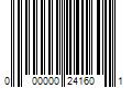 Barcode Image for UPC code 000000241601