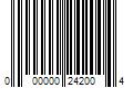 Barcode Image for UPC code 000000242004