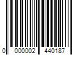 Barcode Image for UPC code 0000002440187