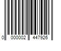 Barcode Image for UPC code 0000002447926