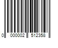 Barcode Image for UPC code 0000002512358