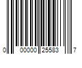 Barcode Image for UPC code 000000255837