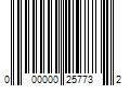 Barcode Image for UPC code 000000257732