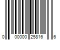 Barcode Image for UPC code 000000258166