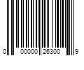 Barcode Image for UPC code 000000263009