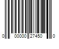 Barcode Image for UPC code 000000274500