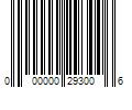 Barcode Image for UPC code 000000293006