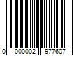 Barcode Image for UPC code 0000002977607