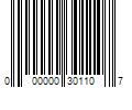 Barcode Image for UPC code 000000301107