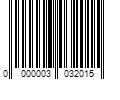 Barcode Image for UPC code 0000003032015