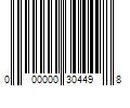 Barcode Image for UPC code 000000304498