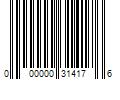 Barcode Image for UPC code 000000314176