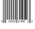 Barcode Image for UPC code 000000314503