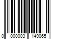 Barcode Image for UPC code 0000003149065