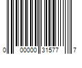 Barcode Image for UPC code 000000315777