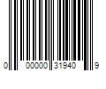 Barcode Image for UPC code 000000319409