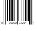 Barcode Image for UPC code 000000322041