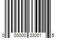 Barcode Image for UPC code 000000330015