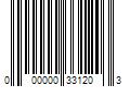 Barcode Image for UPC code 000000331203