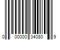 Barcode Image for UPC code 000000340809