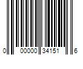 Barcode Image for UPC code 000000341516