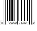 Barcode Image for UPC code 000000343800