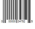 Barcode Image for UPC code 000000347525